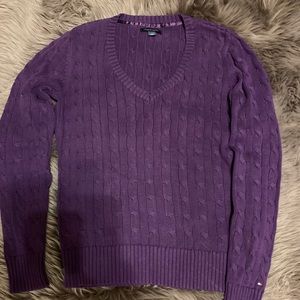 Tommy Hilfiger Purple Sweater